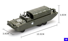 Load image into Gallery viewer, WWII US Army DUKW Amphibious Truck Military Duck Wheeled Combat Vehicle 4D Assembly Model Kit Toy (Choose Style)