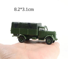 Load image into Gallery viewer, 4 pcs KFZ 305 Opel Blitz Truck & HMMWV M1046 Military Vehicle 4D Assembly Model Kit Toy
