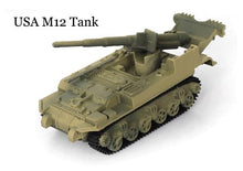 Load image into Gallery viewer, 8 pcs WWII Military Army Battle Tank Part II 4D Assembly Model Kit Toy