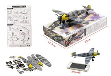 Load image into Gallery viewer, WWII Military Aircraft German Messerschmitt BF-109 Fighter 1/48 Plane 4D Assembly Model Kit Toy (Choose Color)