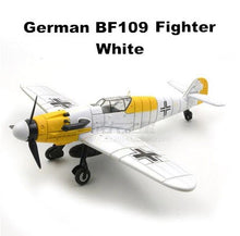 Load image into Gallery viewer, WWII Military Aircraft German Messerschmitt BF-109 Fighter 1/48 Plane 4D Assembly Model Kit Toy (Choose Color)