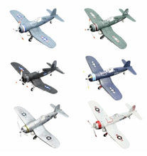Load image into Gallery viewer, WWII Military Aircraft US Navy Vought F4U Corsair Fighter 1/48 Plane 4D Assembly Model Kit Toy (Choose Color)