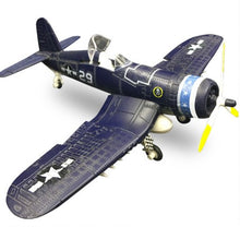 Load image into Gallery viewer, WWII Military Aircraft US Navy Vought F4U Corsair Fighter 1/48 Plane 4D Assembly Model Kit Toy (Choose Color)