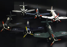 Load image into Gallery viewer, WWII Military Aircraft US Navy Vought F4U Corsair Fighter 1/48 Plane 4D Assembly Model Kit Toy (Choose Color)
