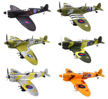 Load image into Gallery viewer, WWII Military Aircraft British Supermarine Spitfire Fighter 1/48 Plane 4D Assembly Model Kit Toy (Choose Color)