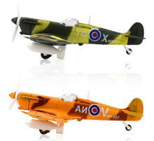 Load image into Gallery viewer, WWII Military Aircraft British Supermarine Spitfire Fighter 1/48 Plane 4D Assembly Model Kit Toy (Choose Color)
