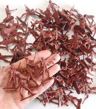 Load image into Gallery viewer, 100 pcs Classic WWII Military Plastic Toy Soldiers Army Men 4cm Figures 8 Poses (Choose Color)