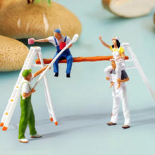Load image into Gallery viewer, Miniature Painter Workers People Handprint Figure Models Toys Landscape Layout Scene Accessories Diorama Supplies