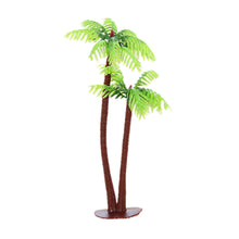 Load image into Gallery viewer, 10 pcs 13cm Miniature Coconut Palm Tree Models Train Railway Accessories Forest Fairy Garden Landscape Terrarium Diorama Craft Supplies