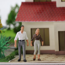 Load image into Gallery viewer, 20 pcs Miniature Standing People Passenger Tourists 1:43 Figures O Scale Models Train Railway Scene Accessories Diorama Supplies