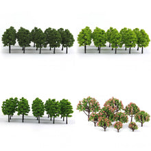 Load image into Gallery viewer, 70 pcs Miniature Mixed Tree Models HO Z TT Scale Train Railway Accessories Forest Fairy Garden Landscape Terrarium Diorama Craft Supplies