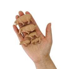 Load image into Gallery viewer, 15 pcs Miniature Pig Farm Animal 1:25 Figures G Scale Models Toys Landscape Garden Scenery Layout Scene Accessories Diorama Supplies