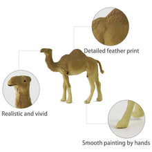 Load image into Gallery viewer, 12 pcs Miniature Dromedary Camel Wild Animal 1:87 Figures HO Scale Models Landscape Garden Scenery Layout Scene Accessories Diorama Supplies