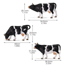 Load image into Gallery viewer, 12 pcs Miniature Dairy Cow Farm Animal 1:43 Figures O Scale Models Toys Landscape Garden Scenery Layout Scene Accessories Diorama Supplies
