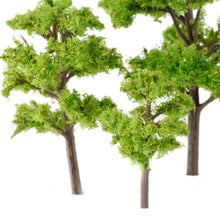 Load image into Gallery viewer, 20 pcs Miniature Mixed Green Banyan Tree Models Train Railway Accessories Forest Fairy Garden Landscape Terrarium Diorama Craft Supplies