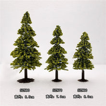 Load image into Gallery viewer, 30 pcs 6-12cm Miniature Coniferous Pine Tree Models Train Railway Accessories Forest Fairy Garden Landscape Terrarium Diorama Craft Supplies