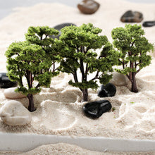 Load image into Gallery viewer, 10pcs Miniature Model Trees for Train Railway Scenery, Diorama Supplies