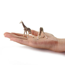 Load image into Gallery viewer, 8 pcs Miniature Giraffe Wild Animal 1:87 Figures HO Scale Models Toys Landscape Garden Scenery Layout Scene Accessories Diorama Supplies