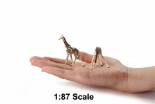 Load image into Gallery viewer, 8pcs Miniature Giraffe Figures 1:87 Scale Animal Model Railway Diorama Supplies