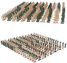 Load image into Gallery viewer, 360 pcs Classic WWII Mini Military Plastic Toy Soldiers Army Men Figures 12 Poses