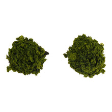 Load image into Gallery viewer, 40pcs Miniature Bushes Green for Diorama Scenery, Model Railway Layout, Fairy Garden, Terrain, Craft Supplies