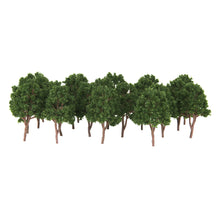Load image into Gallery viewer, 20 pcs 7.5cm Miniature Green Tree Models N Scale Train Railway Accessories Forest Fairy Garden Landscape Terrarium Diorama Craft Supplies