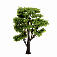 Load image into Gallery viewer, 10pcs 11cm 9cm Miniature Green Tree Models Train Railway Accessories Forest Fairy Garden Landscape Terrarium Diorama Craft Supplies