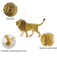 Load image into Gallery viewer, 12 pcs Miniature Tiger Lion Wild Animal 1:87 Figures HO Scale Models Toys Landscape Garden Scenery Layout Scene Accessories Diorama Supplies