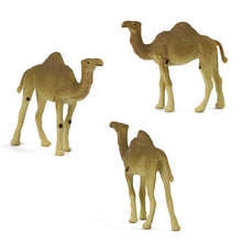 Load image into Gallery viewer, 12 pcs Miniature Dromedary Camel Wild Animal 1:87 Figures HO Scale Models Landscape Garden Scenery Layout Scene Accessories Diorama Supplies