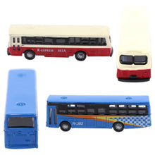 Load image into Gallery viewer, 6 pcs Miniature Bus 1:160 Vehicle N Scale Models Landscape Building Scenery Train Railway Layout Scene Accessories Diorama Supplies