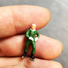 Load image into Gallery viewer, Miniature Ice Skater Skier Ski Sports People 1:87 Figures HO Scale Models Building Landscape Scene Accessories Diorama Supplies