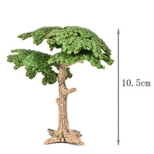 Load image into Gallery viewer, 10cm 17cm 24cm Miniature Tree Model Train Railway Accessories Forest Fairy Garden Landscape Terrarium Diorama Craft Supplies
