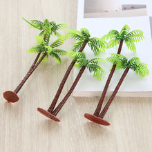 Load image into Gallery viewer, 10 pcs 13cm Miniature Coconut Palm Tree Models Train Railway Accessories Forest Fairy Garden Landscape Terrarium Diorama Craft Supplies