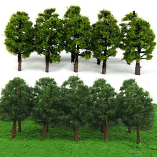 Load image into Gallery viewer, 50 pcs 7cm Miniature Tree Models Train Railway Accessories Forest Fairy Garden Landscape Terrarium Diorama Craft Supplies