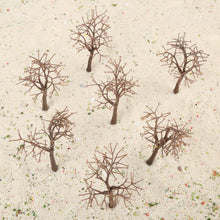 Load image into Gallery viewer, 10pcs Miniature Bare Tree Models 12cm, Brown Winter Trees for Diorama, Railway Scenery, Landscape, Craft Supplies