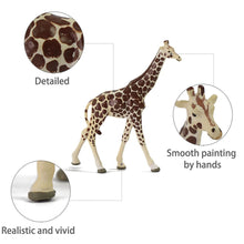 Load image into Gallery viewer, 8pcs Miniature Giraffe Figures 1:87 Scale Animal Model Railway Diorama Supplies