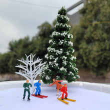 Load image into Gallery viewer, Miniature Ice Skater Skier Ski Sports People 1:87 Figures HO Scale Models Building Landscape Scene Accessories Diorama Supplies