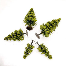 Load image into Gallery viewer, 30 pcs 6-12cm Miniature Coniferous Pine Tree Models Train Railway Accessories Forest Fairy Garden Landscape Terrarium Diorama Craft Supplies