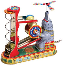 Load image into Gallery viewer, MS456 Vintage Circus Elephant Ball Game Retro Clockwork Wind Up Tin Toy Collectible