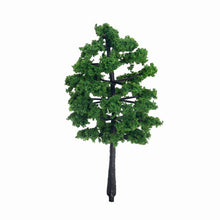 Load image into Gallery viewer, 20 pcs 7cm Miniature Green Trees Models Train Railway Accessories Forest Fairy Garden Landscape Terrarium Diorama Craft Supplies