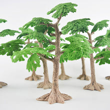 Load image into Gallery viewer, Miniature Plastic Tree Model 10-24cm Diorama Landscape Railway Scenery Craft Supplies