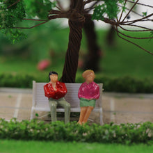 Load image into Gallery viewer, 100 pcs Miniature Standing Sitting People Passenger 1:76 Figures OO Scale Models Train Railway Scene Accessories Diorama Supplies