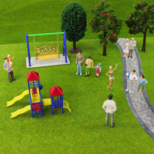 Load image into Gallery viewer, 30pcs Miniature People Models 1:43 Scale, O Scale Standing Figures, Model Railway Diorama Supplies