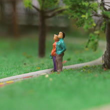 Load image into Gallery viewer, 100pcs Miniature Standing People Figures 1:87 Scale for Model Railway Diorama Craft Supplies