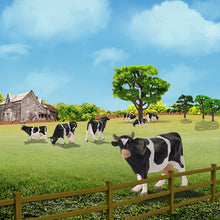 Load image into Gallery viewer, 12 pcs Miniature Dairy Cow Farm Animal 1:43 Figures O Scale Models Toys Landscape Garden Scenery Layout Scene Accessories Diorama Supplies