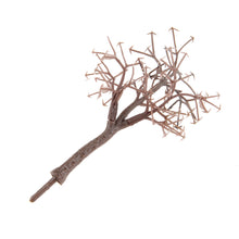 Load image into Gallery viewer, 10 pcs Miniature Brown Bare Trees Models Train Railway Accessories Forest Fairy Garden Landscape Terrarium Diorama Craft Supplies