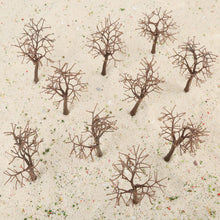 Load image into Gallery viewer, 10pcs Miniature Bare Tree Models 12cm, Brown Winter Trees for Diorama, Railway Scenery, Landscape, Craft Supplies