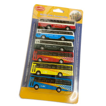 Load image into Gallery viewer, 6pcs Miniature Buses N Scale 1:160 Model Train Diorama Scenery Craft Supplies
