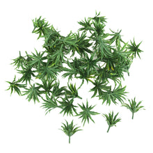 Load image into Gallery viewer, 50 pcs Miniature Grass Bushes Plants Trees Models 1:100 Scale Train Railway Forest Fairy Garden Landscape Terrarium Diorama Craft Supplies