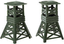 Load image into Gallery viewer, 10 pcs Classic WWII Military Watch Tower Models Plastic Toy Soldier Army Men Accessories